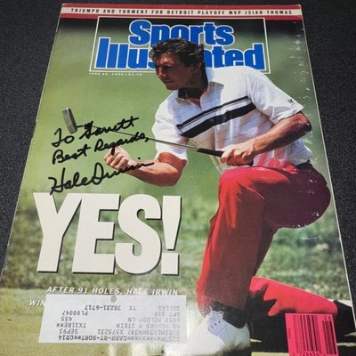 黑尔·欧文亲笔签名签名体育画报杂志1990年6月25日 — 第 1/4 张图片