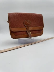 Bolso de hombro de cuero granulado marrón Dooney & Bourke - Imagen 1 de 16