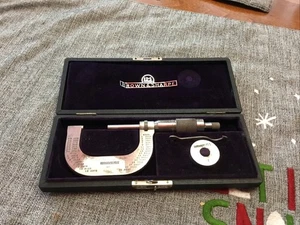 Vintage Brown & Sharpe No. 48 Mikrometer 1-2" im Koffer komplett - Bild 1 von 8