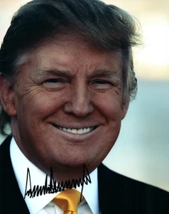 Donald Trump signed 8x10 Photo autographed Picture Pic and COA - Picture 1 of 1