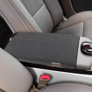 1x Suede leather+ABS Armrest Box Pad Cover For Mercedes Benz S Class W221 08-12 - Picture 1 of 4