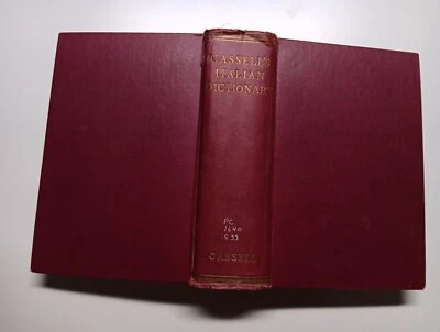 Cassell's Italian-English English-Italian Dictionary 1958 1ST Publication RARE - Image 1 of 4