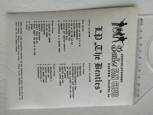 Yugoslavia communist card Lennon / McCartney Beatles Fan club Zagreb - Picture 1 of 2
