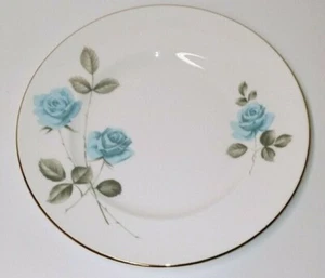 Royal Victoria Blue Roses Lunch Plate England - Picture 1 of 5