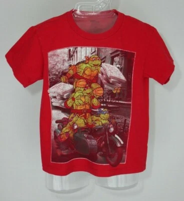 Teenage Mutant Ninja Turtles Pizza Delivery 80s style T-Shirt Boys Size XS - Image 1 of 3
