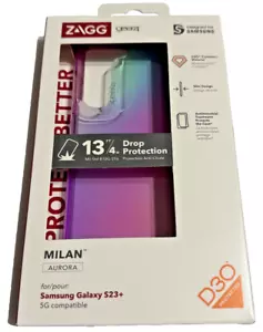 Custodia ZAGG Gear4 serie Milano per Samsung Galaxy S23+ (Plus) - Aurora - Foto 1 di 10