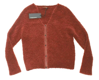 $600 New ANNETTE GORTZ Snap Jacket WOMEN'S SMALL S Clive Rust Chestnut Alpaca - Image 1 of 4