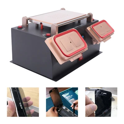 Máquina separadora de pantalla LCD de 7" eliminación de pantalla táctil teléfono celular LCD reparación de vidrio Foto 1 de 4