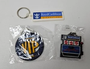 (3) Royal Caribbean International Keychain Lot VIP Club Royale Casino NEW - Picture 1 of 5