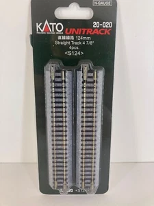 KATO Unitrack 4x rail droit 124 mm - KATO 20-020 Echelle N - Bild 1 von 1