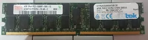 Hynix 4GB (1x4GB) DDR2 RAM pc2 SERVER 240 PINS ( NO SUITABLE FOR DESKTOP PC ) - Picture 1 of 3