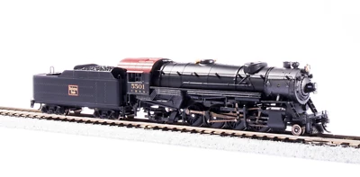 Broadway Limited 3973 N Scale CBQ USRA Heavy Mikado Paragon4 Sound/DC/DCC #5502 - Image 1 of 4