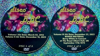 DISCO at The BBC 2 DVD Set Volumes I, II and III Donna Summer & BARRY WHITE LIVE - Image 1 of 4