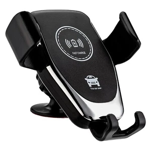 Wireless Car Charging Charger Mount Clamping Phone Holder For Apple Samsung UK - Picture 1 of 39