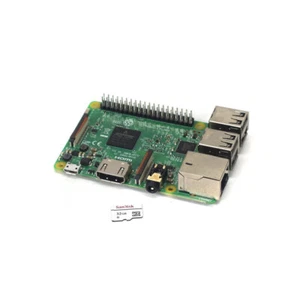 Raspberry Pi 3 Model B v1.2 w/ Full Size HDMI, 4x USB 2.0, & 32GB Micro SD Card - Picture 1 of 5