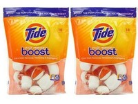 Tide boost stain release booster pacs - 37 ct (037000842750)