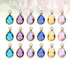 30 Pcs Alloy Pendant Clasp For Necklace Birthstone Dangle Charms