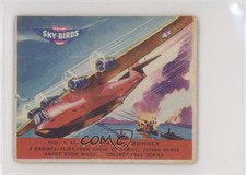 1941 Goudey Sky-Birds Chewing Gum R137 USA Patrol Bomber #1 0s4
