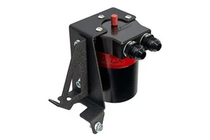 Kit de latas de captura de aceite de aluminio negro HPS Performance con soporte, 860-005 - Imagen 1 de 9