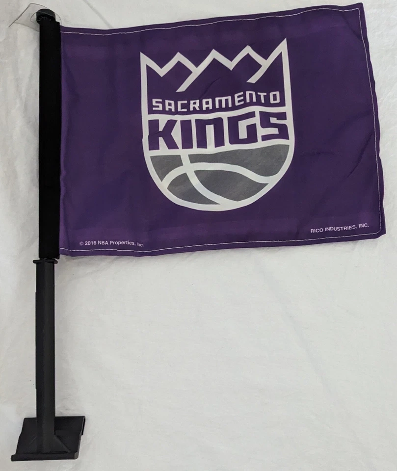 Sacramento Kings 11x14 Window Mount 2-Sided Car Flag - Image 1 of 1