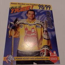 DEL autograph card 1998/99 Nuremberg ICE Tigers Daniel Kunce