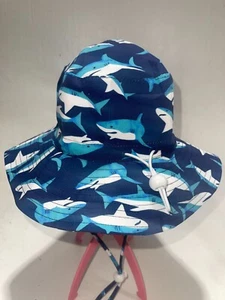 Boat Shark Size Small 28" Dia. Beach Bucket Hat Cap - Picture 1 of 3