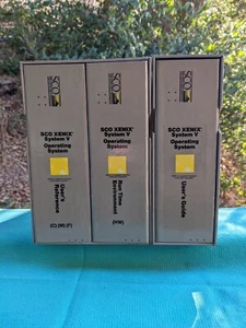 SCO XENIX System V Operating System Manuals, Official Boxed Sets, Intel 80286 - Picture 1 of 9