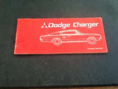 Dodge Charger 1967 instrucciones de funcionamiento manual de servicio Foto 1 de 4