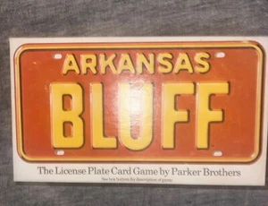 “Arkansas Bluff” A Parker Card Game RARE  Fun License Plate Card Game 1975 - Picture 1 of 8