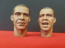1/6 DID BARACK OBAMA 44TH PRESIDENT HEAD SCULPT.