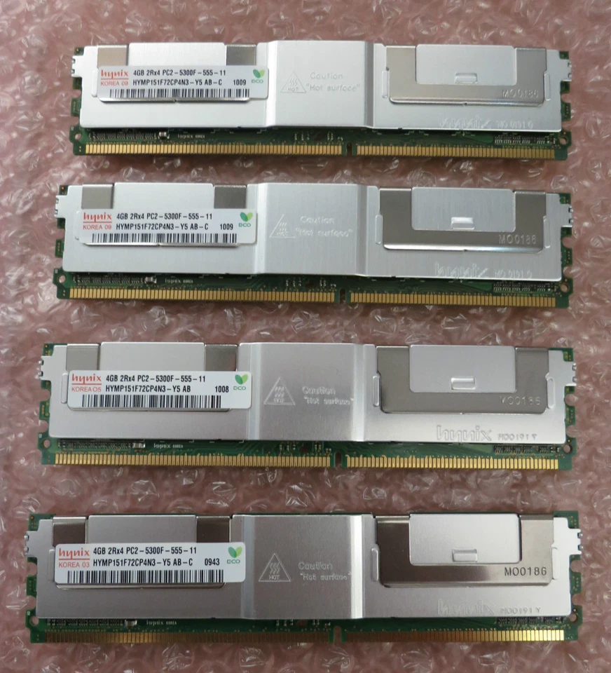 Original Dell 16GB (4 x 4Gb) Memory Kit RAM for  Poweredge 1950 2950 6950 +other - Image 1 of 1