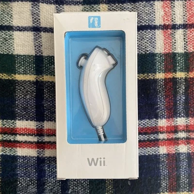 Nintendo Wii Nunchuck New Boxed Genuine Official New Sealed In Box Controller - Image 1 of 4