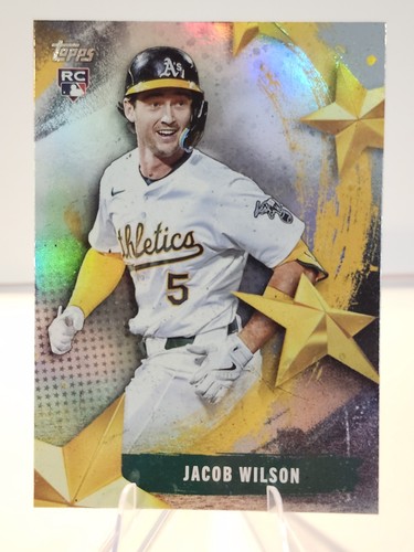 Jacob Wilson Athletics 2025 Topps Series 2 Stars of MLB Rookie Card RC ...