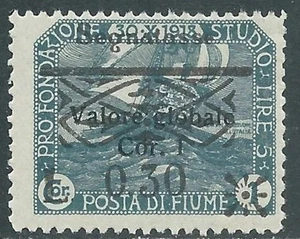 1921 FLUSS STEUERMARKEN 30 CENT AUF 1 SÄCHSISCHES KOR 20 POSTFRISCH ** - US21-9 - Bild 1 von 1