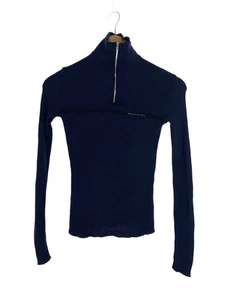 PRADA Knit & Sweater (Thin) 38 Wool NVY Used - Picture 1 of 8