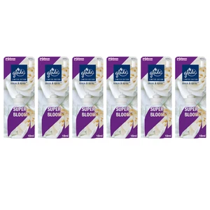 Glade Sense & Spray Air Freshener Refill Super Bloom 18ml - Pack of 6 - Picture 1 of 9