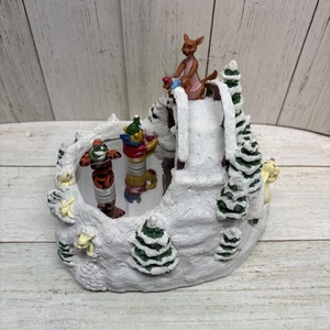 Disney Store Pooh's Winter Wonderland Musical Skating Rink - Picture 1 of 5
