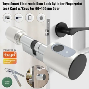 Elektronisches Fingerabdruck Türschloss Türöffner 60mm-110mm Tür Schließzylinder - Bild 1 von 27