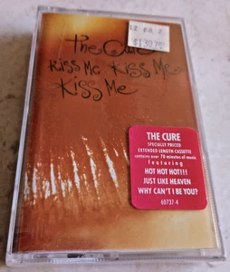 NEW 1987 THE CURE KISS ME KISS ME KISS ME CASSETTE TAPE W/HYPE STICKER 9 60737 4 - Picture 1 of 2