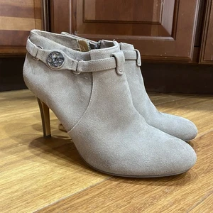 Coach Salene Wildleder-Bootie Stiefel hoher Absatz Damenschuhe 8 - Bild 1 von 13
