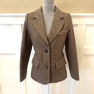 Nuevo Blazer ASTR Short Story Pata de Gallo Mezcla de Lana Talla: MP Forrado Ventilación Trasera - Imagen 1 de 16