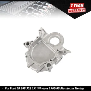Fit For Ford 1968-80SB 289 302 351 Windsor Aluminum Timing Chain Cover (Non Efi) - Picture 1 of 9