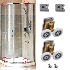 Shower Door Rollers 26mm with Rust Resistant Materials and Easy Install - Picture 1 of 12