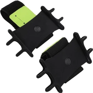 2 Piezas Soporte de Teléfono para Muñeca Correr Pulsera Correa Elástica Brazalete de Teléfono Celular - Imagen 1 de 12