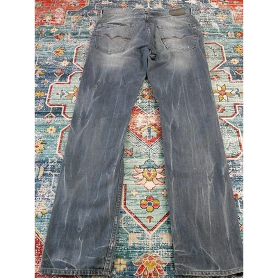 Pantalones de mezclilla de colección Y2k Guess Robertson ajustados 1981 desgastados/púrpura bolsillo para hombre 30 X 33 Foto 1 de 4
