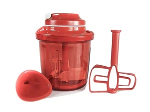 TUPPERWARE 2.WAHL Chef Extra-Chef 1,35 L rot D200 Chef in Einem zerkleinern Extr - Bild 1 von 1
