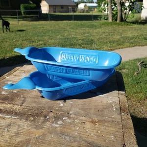 Vintage Paar 2 Dairy Queen Kunststoff Eisbecher Eisbecher Boote Bananenspalten - Bild 1 von 10