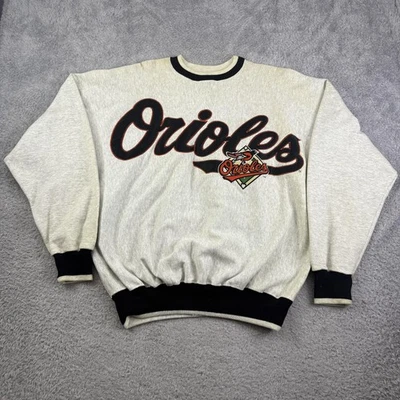 Vintage Baltimore Orioles Sweater Mens Large MLB Baseball Crewneck USA 90s - Image 1 of 4
