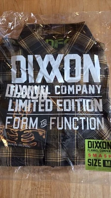 Camisa Dixxon Niños Aplastada Mediana Cuadros Abotonada La Descendencia Franela Juvenil NUEVA Foto 1 de 2