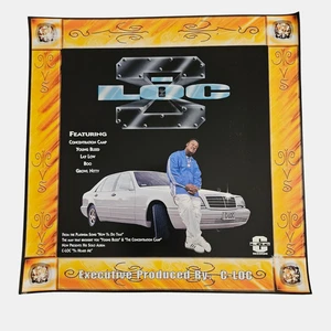 C-Loc - Ya Heard Me 1998 Promo Flat Poster 12x12 Double Sided C-Loc Records - Picture 1 of 5